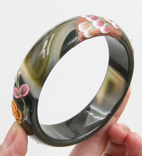 Bracciale giada erba - , fenice